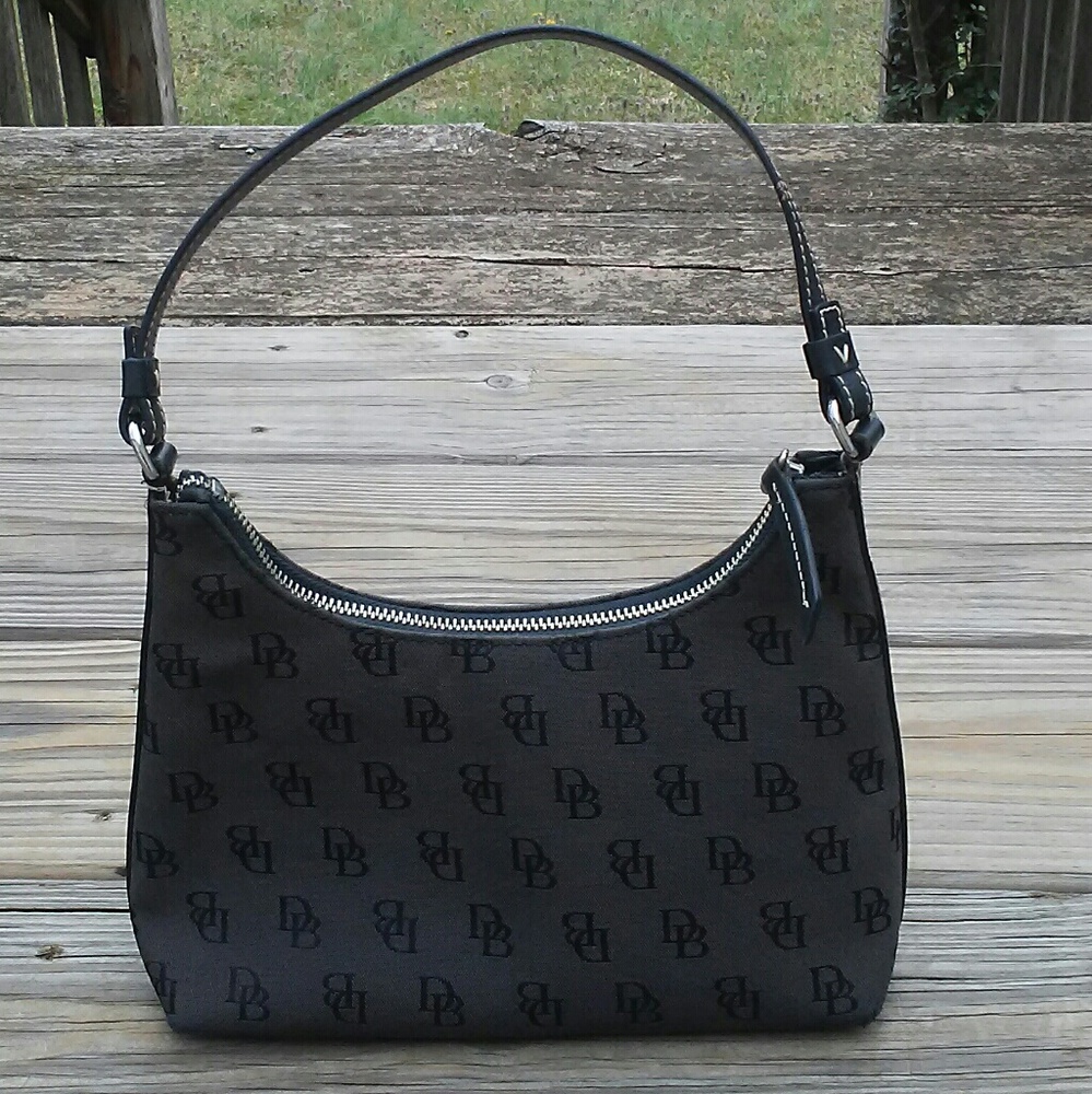 Dooney & Bourke Signature Purse, Dark gray - Picture 1 of 8